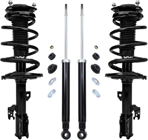 Miniatura 18 de Detroit Axle - Kit de 4 puntales para Ford Escape 2014-2019, 2 amortiguadores traseros ensamblaje 2 puntales delanteros y resortes helicoidales 2015
