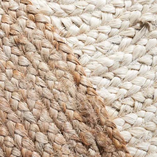Miniatura 26 de SAFAVIEH Alfombra de Área Redonda de 10' - Colección de Fibra Natural - Verde y Marrón Natural, Yute Hecho a Mano, Diseño de Borde Trenzado (NF801G)