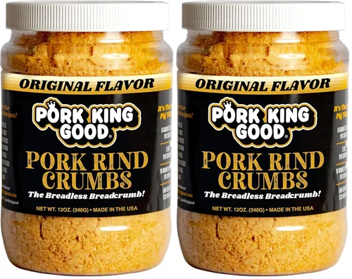 Miniatura 9 de Pan rallado de corteza de cerdo bajo en carbohidratos Keto de Pork King Good ¡Perfecto para dietas cetogénicas, paleo, sin gluten, sin azúcar