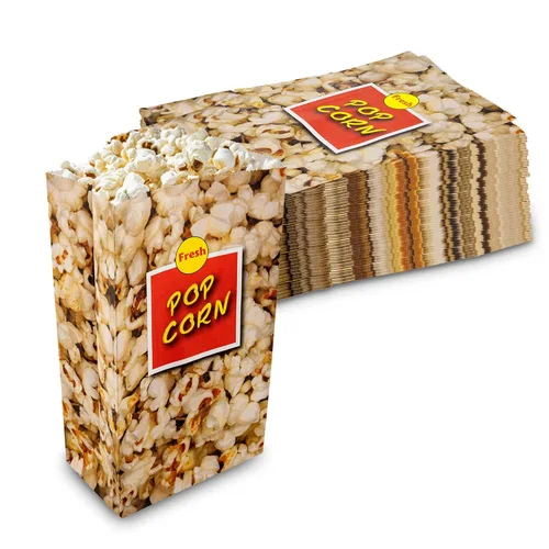 MT Products Bolsas pequeñas para palomitas de maíz de 1.5 onzas, soportes para palomitas de maíz para fiestas, paquete de 50