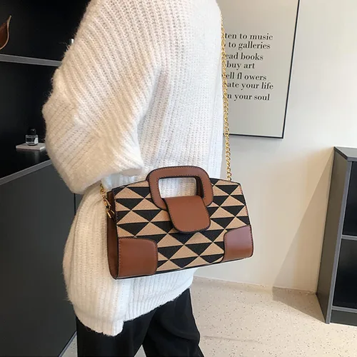 Miniatura 72 de ZLMBAGUS - Bolso de mano para mujer, diseño vintage con solapa y asa, de piel sintética, para llevar al hombro