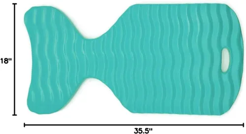 Miniatura 5 de Tumbona flotante de piscina con cola de ballena, cojín flotante de espuma con textura ondulada, divertida forma de ballena, tumbona de agua duradera