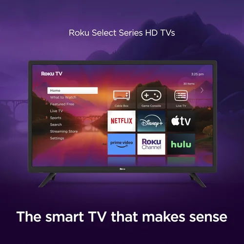 Miniatura 2 de Roku Smart TV – 32 pulgadas Select Series 720p HD RokuTV Voice Remote, imagen brillante, pantalla de inicio personalizable – Noticias locales