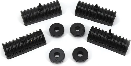 Miniatura 3 de Red Hound Auto Soportes de goma de repuesto para alforjas duras con bujes compatibles con Harley Davidson Juego de 4