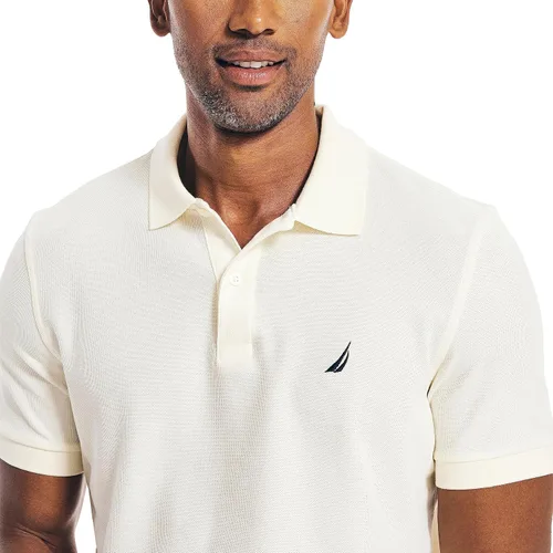 Miniatura 160 de Nautica playera polo clásica de mangas cortas, color sólido, para hombre