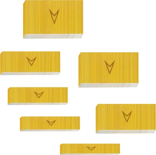 HAMWOO Clavos de Pasador de Calibre 23, Clavos de Pasador Sin Cabeza, Surtidos de 3/8 Pulgadas a 1-3/8 Pulgadas para Molduras, Carpintería, Marcos