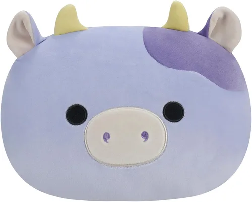 Miniatura 2 de Squishmallows Stackables Original - Vaca Bubba Púrpura de 12 pulgadas de tamaño mediano, ultrasuave, peluche oficial de Jazwares Vaca morada