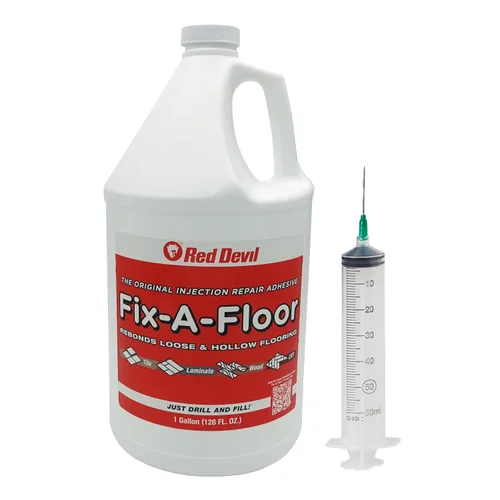 Adhesivo para reparación de azulejos Fix-A-Floor – Adhesivo de fuerza extra para azulejos, mármol, piedra, madera – Fácil reparación DIY –