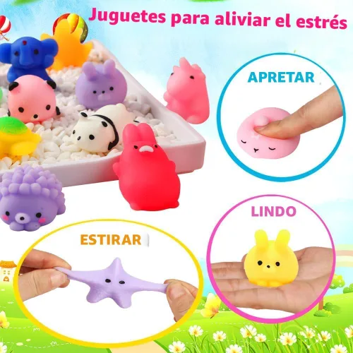 Miniatura 5 de 80 piezas de recuerdos para niños de 4 a 8 años, juguetes Squishies Kawaii Mochi Squishy a granel, juguetes sensoriales de ansiedad para regalos
