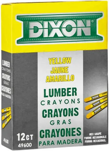 Miniatura 4 de Dixon Crayones de Madera, Negro Carbón, 12/Caja (49400)