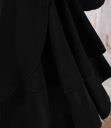 Miniatura 5 de Vestido elegante de manga larga para niñas con cremallera 4-13 años