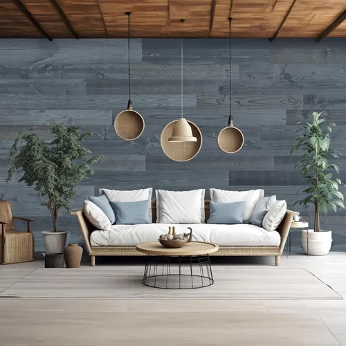 Miniatura 15 de Timberchic Paneles de Pared de Madera Recuperada – Tablones de Despegar y Pegar para Paredes de Acento – Paquete de Muestra de Decoración Rústica