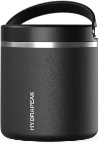 Miniatura 18 de Hydrapeak Tarro de comida de acero inoxidable con aislamiento al vacío de 25 onzas para comida caliente y fría, recipiente de boca ancha a prueba