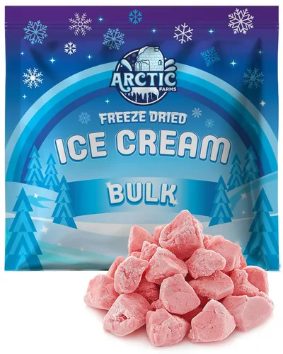 Miniatura 58 de Arctic Farms Trozos de Helado Liofilizado a Granel - No se Derrite (Mantequilla de Maní) (1 libra)