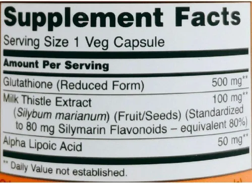Miniatura 4 de NOW Foods - Glutatión Antioxidante Celular 500 mg. - 60 Cápsulas Vegetarianas