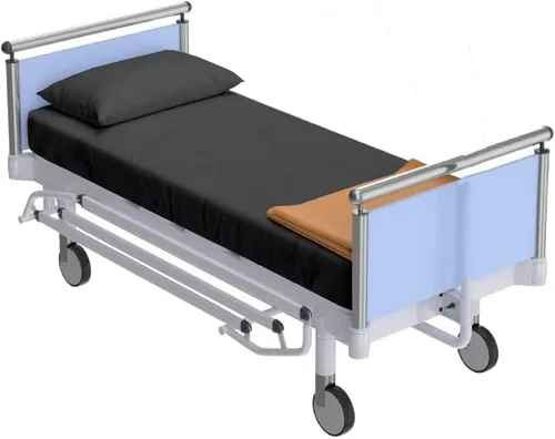Sábanas bajeras de hospital, ultra suaves, 100% algodón, juego de 2 sábanas bajeras para cama de hospital (paquete de 2, 36 x 84 x 14 pulgadas),