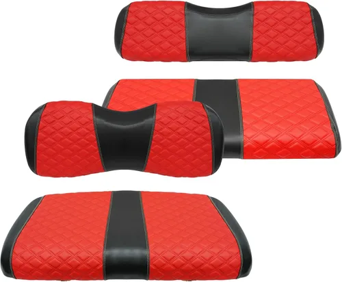 Miniatura 31 de Fundas de asiento de carrito de golf, delanteras y traseras, impermeables y resistentes al sol, de piel de vinilo de grado marino, accesorios