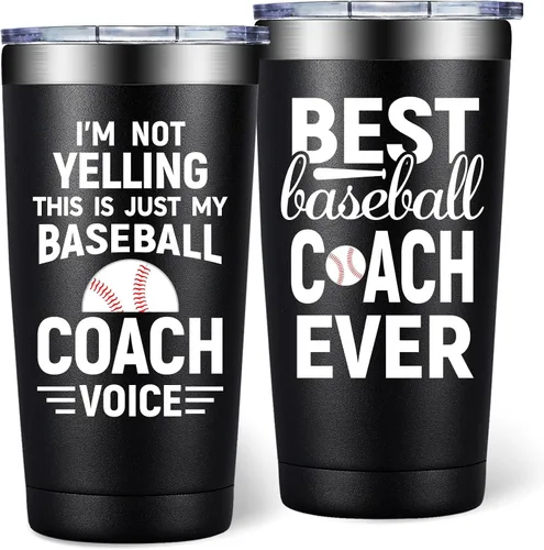 Regalos de entrenador de béisbol para hombres y mujeres – Regalos de noche de equipo de béisbol – Navidad, regalo de béisbol de agradecimiento para