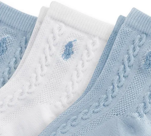 Miniatura 3 de Polo Baby Cable Texture Socks 3 Pair Pack