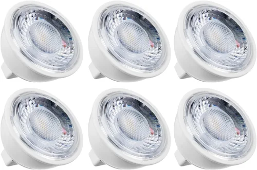 Miniatura 2 de Sunlite Mini bombilla LED MR16, 12 voltios, 7 vatios (equivalente a 50 W), base GU5.3, regulable, certificación UL, 30 K, blanco cálido, paquete de 6