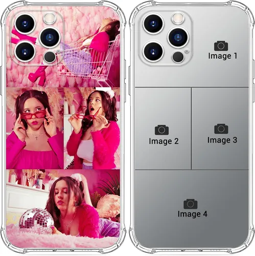 Miniatura 8 de Funda de teléfono con imagen personalizada para iPhone 17/16/15/14/13/12/11 y modelos (Air/Pro/Pro Max/Plus/Mini/XR/XS) - con bolsa de aire