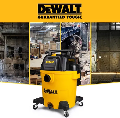 Miniatura 4 de DEWALT Aspiradora húmeda/seca de poliéster de 12 galones, aspiradora de taller de 5.5 HP, aspiradora húmeda para taller, sitio de trabajo, área