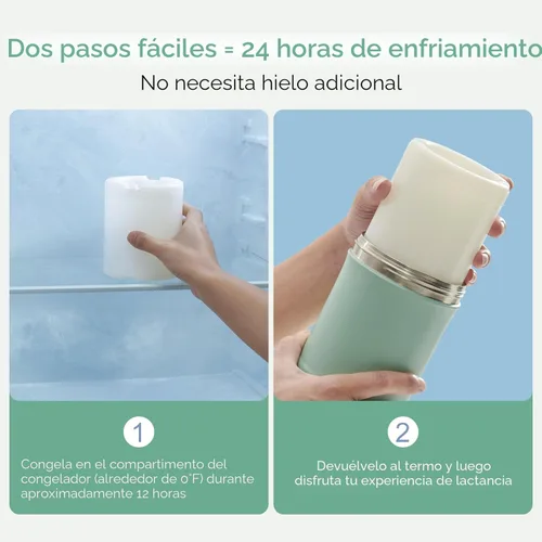 Miniatura 5 de Momcozy 22oz Portable Breast Milk Cooler for Outdoor, Life Saver with 360° Total Cooling for 24 Hours, Larger Capacity Travel Breastmilk Chiller