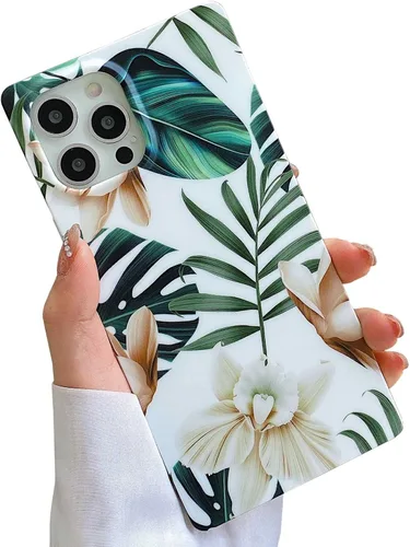 Miniatura 22 de Elegante concha de madre perla compatible con iPhone 13 Pro de 6.1 pulgadas, estuche de borde rectangular, elegante y delgado, con perla de abulón