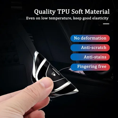 Miniatura 4 de OFFWEGO - Funda protectora para llavero de Chevrolet, funda protectora de TPU adecuada para Chevrolet Malibu Tahoe Camaro Equinox Cruze Silverado