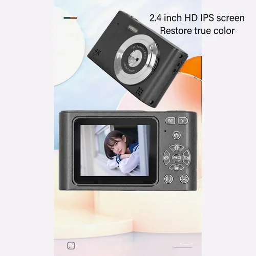 Miniatura 2 de GOWENIC Cámara digital, 2.5K 48MP Autofocus Vlogging Cámara 16X Zoom digital Punto y disparo Cámaras para adolescentes principiantes, con altavoz