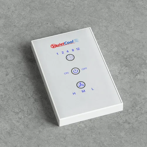 Miniatura 3 de Quietcool Kit de control inalámbrico para ventilador de toda la casa, no requiere cableado duro para interruptor de pared, capacidad de tres