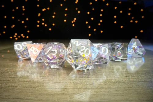 Miniatura 6 de FanRoll Elixir - Juego de dados de núcleo líquido: remolino hechicero