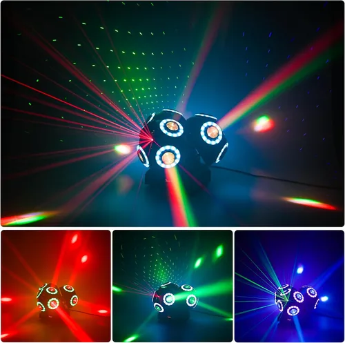 Miniatura 3 de Luz LED de cabeza móvil para DJ, haz giratorio, luces de escenario, foco puntual, iluminación para eventos, control de sonido, Dmx512, DJ, KTV