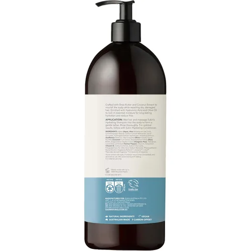 Miniatura 3 de Sukin Champú hidratante para el cuidado del cabello, 33.82 onzas