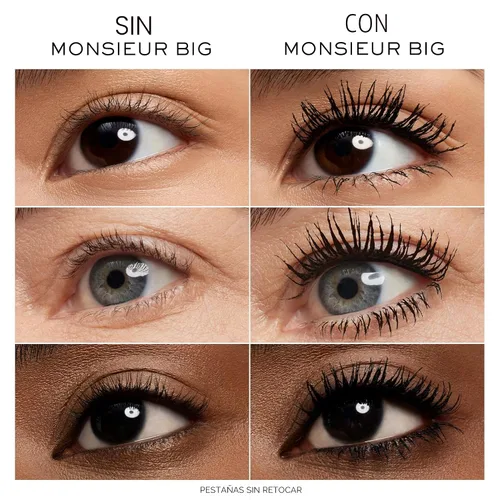 Miniatura 4 de Lancôme Monsieur Big Máscara Voluminizadora para hasta 12x Más Volumen y 24H de Duración - Efecto de Pestañas Postizas - Negro