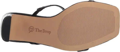 Miniatura 4 de The Drop - Sandalias de tacón alto Avery con dos correas y punta cuadrada para mujer