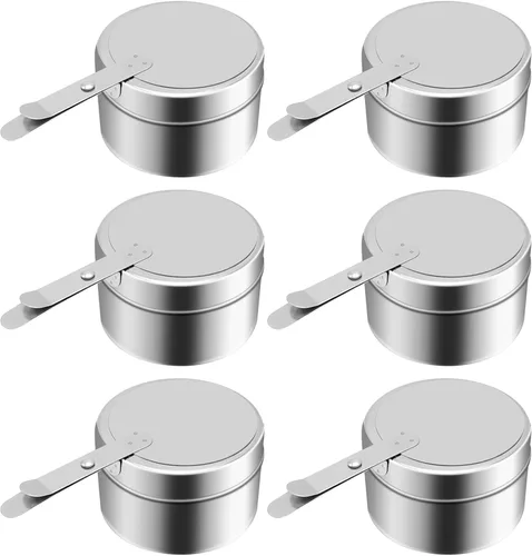 Miniatura 7 de Soporte de combustible de acero inoxidable, soporte de combustible para mecha de roce con tapa, bandejas de calentamiento para buffet, catering