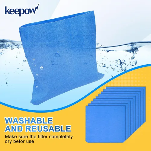 Miniatura 5 de KEEPOW Compra bolsas para aspiradora Stanley, filtros de aspiradora de 4 galones compatibles con aspiradoras Stanley de 1 a 6 galones, parte #