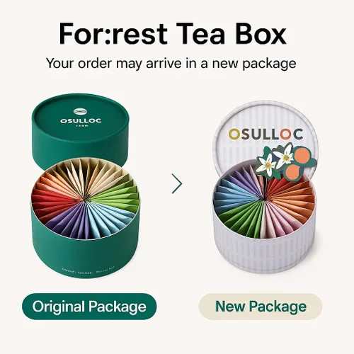 Miniatura 2 de OSULLOC Caja de Té For:rest (36 unidades, 6 tipos x 6 cada uno) Idea de regalo exquisita y única para amantes del té, Caja de regalo de muestra