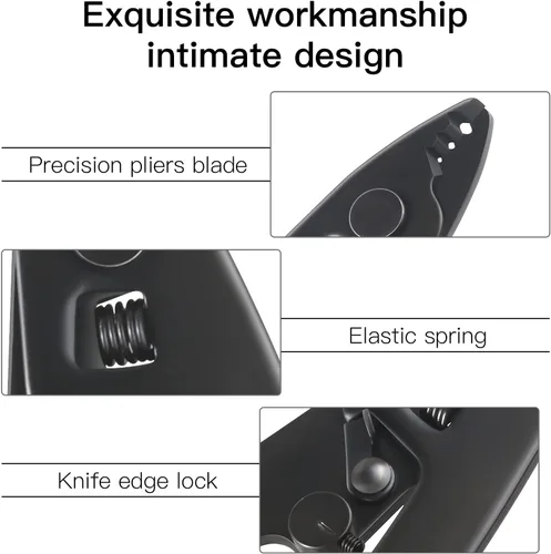 Miniatura 5 de 3 pelacables de fibra óptica CFS-3 con orificios de 3 puertos con mango de 6 pulgadas, llave hexagonal ajustable para chaqueta, amortiguador