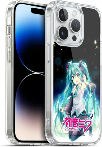 Miniatura 139 de Head Case Designs Licencia Oficial Hatsune Miku Gráficos Lindos Carcasa de Gel [Protección de Grado Militar] Compatible con Apple iPhone 7