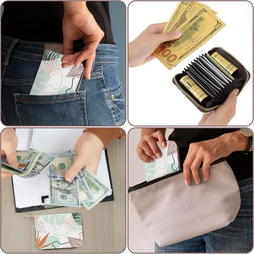 Miniatura 7 de Amaxiu Cartera con tarjetero RFID, C