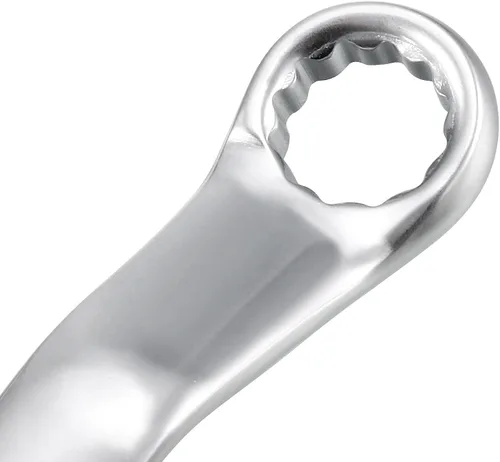 Miniatura 3 de uxcell Llave de caja doble compensada de 11 mm x 13 mm, 12 puntos, métrica, cromada, acero Cr-V