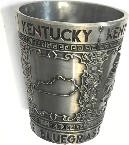 Miniatura 4 de States Souvenir Metal Shot - Texas, Nashville, Indiana, Iowa, St. Louis, Chicago, Kentucky, Ohio, Illinois, chupito de metal coleccionable
