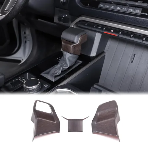 Miniatura 17 de Aunginsy Cubierta de freno de mano para palanca de cambios de automóvil, compatible con Toyota Tundra 2022+, Sequoia 2023+ y Tacoma 2024+, perilla