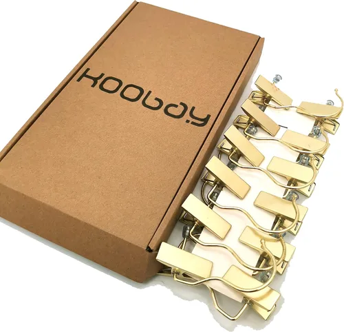 Miniatura 7 de Ganchos para botas de 4.5 pulgadas, ganchos de metal dorados para colgar guantes, zapatos, ganchos de lavandería, extensiones de cabello, clips