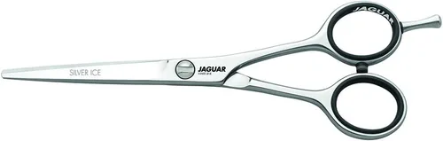 Jaguar Tijeras White Line Silver Ice 6" Profesional, Ergonómico, Corte de Pelo de Acero, Recorte