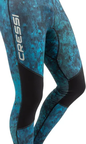 Miniatura 4 de CRESSI pantalones con protección UV de camuflaje para pesca submarina pantalones Hunter Azul Camo