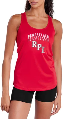 Miniatura 187 de Camiseta deportiva sin mangas oficial de NCAA Collegiate para mujer, con espalda cruzada, colección con logotipo primario