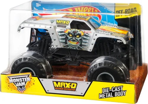 Miniatura 3 de Hot Wheels Monster Jam - Vehículo fundido a presión de máxima destrucción, escala 1:24